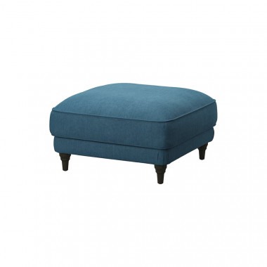 Fabric Ottoman, Cube Footstool with Sturdy Wood
 اللون:-اسود
